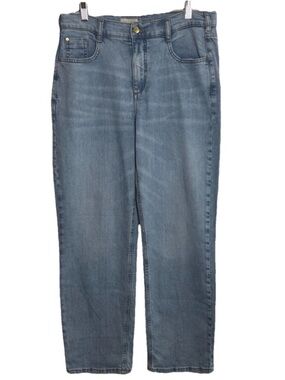 Pilcro Anthropologie Jeans 29 Light Wash Mid Rise Straight Leg Blue Denim Pants